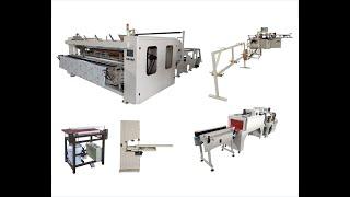 Semi automatic glue lamination maxi roll paper making machine production line