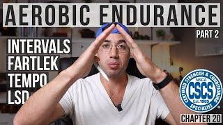 Aerobic Endurance Training Methods: Long Runs, Threshold, Intervals, Fartlek | CSCS Chapter 20