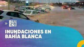 TEMPORAL en BAHÍA BLANCA: EVACUARON un HOSPITAL por las INUNDACIONES #BuenTelefe