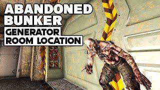 SCUM Abandoned Bunker Generator Room Location In 1st Floor | 0.9 Update