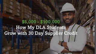 My DLA Students Build Business Credit $5K - 100K  with My 3 Step System & Supplier Product Hotlists