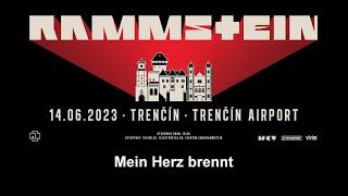 RAMMSTEIN - Mein Herz brennt /live/, European Stadium Tour 2023, Trenčín Aiport, Slovakia, 14.6.2023