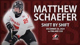 Matthew Schaefer vs Finland U20 | Dec 26 2024 | 2025 World Juniors