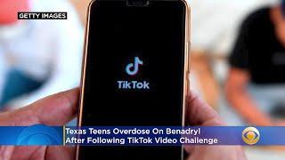 Texas Teens Overdose On Benadryl After Following TikTok Video Challenge