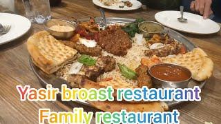 Yasir broast restaurant ||  Family restaurants lahore branch Gajju matta