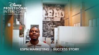 Deontre- ESPN Marketing | Professional Internships Success Story