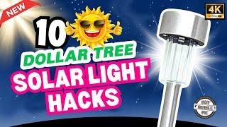 TRY THESE! NEW AWESOME SOLAR LIGHT HACKS | DIY Outdoor & Patio DIY DECOR