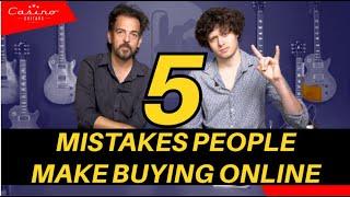 Top 5 Mistakes People Make When Buying A Guitar Online