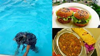 Aj mey pani me doob gayi thi, homemade no Maida no atta Burger with masoor dal | @GlamWithMe​