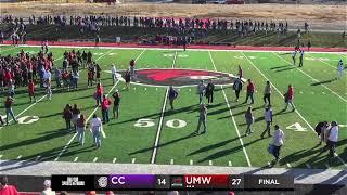 #4 Montana Western vs. #14 Carroll College FB 11/9 Senior Day