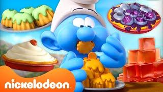 Smurfs' DELICIOUS Food Marathon  | 30 Minute Compilation | @Nicktoons