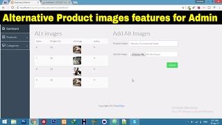 Alternative Product images ||  laravel shopping cart tutorial for beginners - part 72