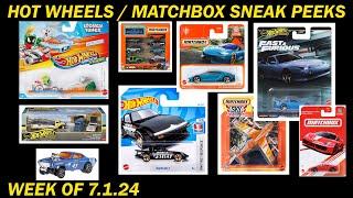 HOT WHEELS / MATCHBOX 2024 SNEAK PEEKS FOR THE WEEK OF 7/1/24