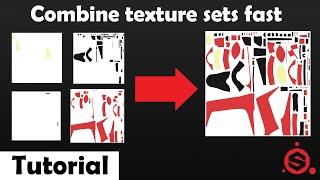 Tutorial: combine multiple substance painter texture sets into one fast (without photoshop)