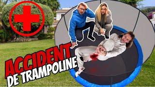 Accident de trampoline : Ben se casse la cheville !