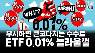 ETF 수수료 모르면 나만 손해, TQQQ -1900만원 (ft. 같은지수 다른보수 TOP4)