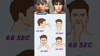 Jawline exercise at home#shorts #trending #ytshorts#motivation #viralvideo #facecleanup #jawline#gym