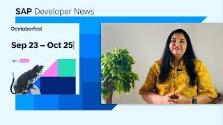 Devtoberfest, CAP August 2024, Transporting Content in SAP Build Apps | SAP Developer News