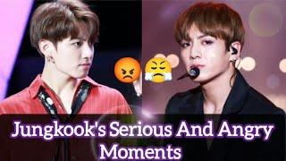 jungkook's Serious And Angry Moments