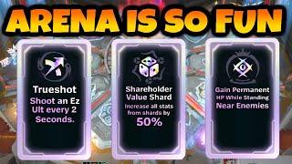 ARENA has NEVER BEEN BETTER. Finding Secret SHARDHOLDER ANVIL. Ezreal Ults EVERY 2 SECONDS & MORE.