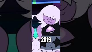 Evolution of Amethyst throughout Steven Universe Over The Years. #stevenuniverse #amethyst