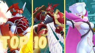 TOP 10 BEST DIGIMON (Digimon Story: Cyber Sleuth - Complete Edition)