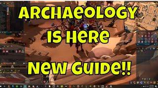 Archaeology is here! Starting Guide!! Runescape