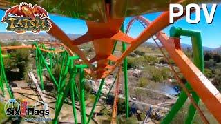 Tatsu POV - New Paint Colors! - Six Flags Magic Mountain