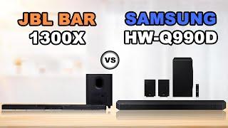 JBL Bar 1300X vs Samsung HW Q990D 11.1.4-Channel Dolby Atmos Soundbar System