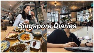 Working adult life in Singapore | weekend vlog, learning Korean, running