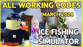 3 CODESALL WORKING CODES for ICE FISHING SIMULATOR  Coins+Gems  Roblox 2024Codes for Roblox TV