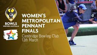 Women's Metropolitan Pennant Finals 2024 - Manning Vs Mosman Park