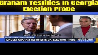 Graham Testifies In Georgia Election Probe #georgia #atlanta  #lindseygraham