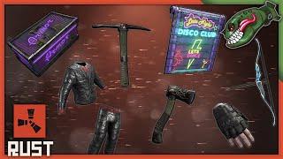 Rust Skins | Blackout Roadsign Gloves, Disco Burlap & Garage Door, Neon Armor #228 (Skin Preview)