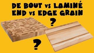 End grain VS laminated cutting boards