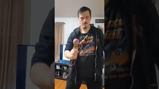 kendama trick- string tech bird,  no look spike #28trickslater Day 9