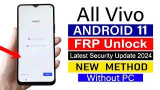 All Vivo Gmail Account Bypass ANDROID 11 (without pc) - 100% NEW METHOD 2024