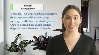 Video-Kurztutorial zu Artikel - Artikelstamm