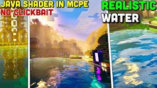 (Top 3) Best *NEW* Minecraft Bedrock 1.21+ Ultra Realistic Water Shaders (iOS, Android, Windows)