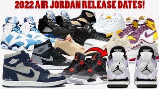 2022 AIR JORDAN RELEASE DATES + NEW BANNED AJ1 RELEASING?!?