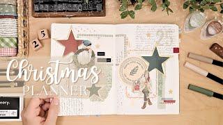 Christmas Planner Setup | Christmas Plan with Me | Collage Journal | B6 Notebook | Sterling Ink