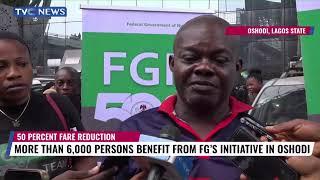 More Than 6,000 Passengers Benefit From FG's 50% Fare Reduction Initiative In Oshodi