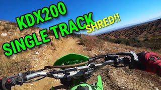 Kawasaki KDX200 Single Track (SHRED!)