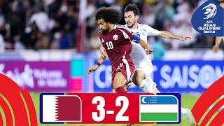 Lucas Mendes makes a late save! | Qatar - Uzbekistan | Highlights #AsianQualifiers - Road To 26