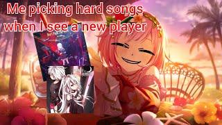 [Project Sekai] Picking hard songs online