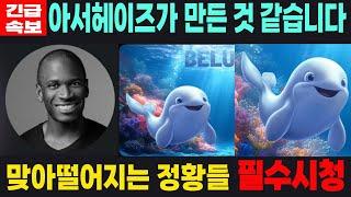 [벨루가나 밈코인] BELUGANA - 긴급속보 아서헤이즈가 만든 것 같습니다 맞아떨어지는 정황들 필수시청 코미녀