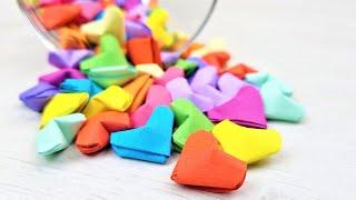  Cómo hacer corazones de papel pequeños ¡Fácil!