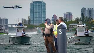 Crandon Park Marina Meltdown: Officer Melley’s Power Play Caught on Camera | BOAT BASH
