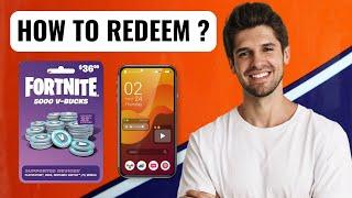 How To Redeem a Fortnite V-Bucks Gift Card on Mobile (Fast & Easy!)