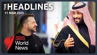 US Ukraine talks in Saudi Arabia as drones hit Moscow | Tanker ablaze in North Sea | Duterte arrest